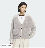 Adidas 三葉草毛毛外套