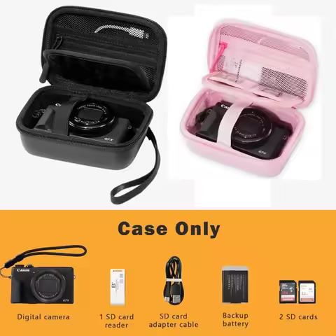 Shockproof Hard Case for Canon G7X Mark III Mark II Sony Cybershot ZV1 Ricoh GR III Digital Camera P