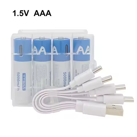 4-24PCS YTBNA 1.5V AAA 3500mAh Rechargeable Battery 3A AAA Li-ion Batteries USB Charging for Camera