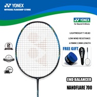 YONEX NANOFLARE 700 ไม้แบดมินตันเต็มรูปแบบคาร์บอนเดี่ยว 4 U 28 ปอนด์ 83 g