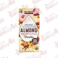 Kirkland Organic Almond Vanilla Milk 有機無糖杏仁奶 雲尼拿味 32floz / 946ml【096619533008】