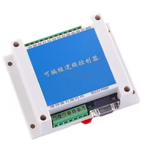 FX1N FX2N 10MR 10MT 14MR 14MT 20MRE 20MT 2AD PLC controller board for Mitsubishi 2AI 0-10V RS232 RS4