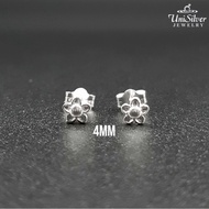 Unisilver 925 Sterling Silver Tiny Flower Earring Stud (LE1541-1001) 925 silver earring