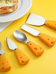 Set of 6 super cute fruit knives, forks, and cheese spoons, food photography accessories-LPERM