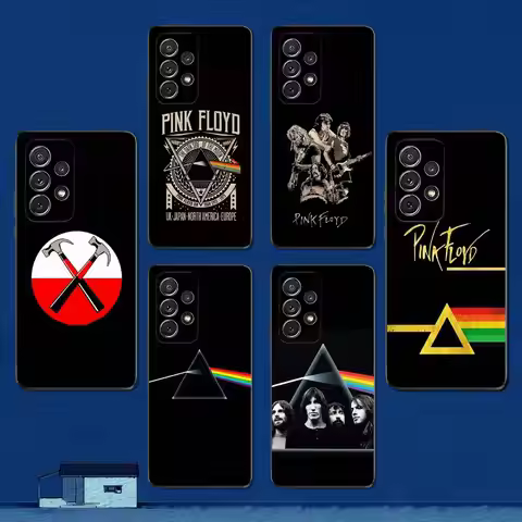 P-Pink F-Floyd Phone Case For Samsung S22,S21,S20,S10,S9,S25,S24,S23,Ultra,FE,Plus,Lite,Soft Silicon