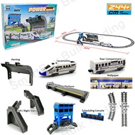 Power Train Harmony Rail Train Set High Speed Railway Stations Simulated Carriage Bullet Train Set