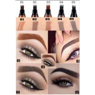 4-point eyebrow pencil 3d eyebrow counting waterproof long-lasting
