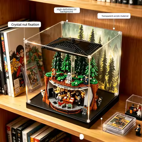 High Clear Acrylic Display Case For Lego 21369 Building‑Blocks Set Dustproof Showcase Collectible Mo