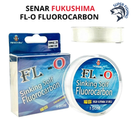 Senar Pancing Fukushima FL-O Fluorocarbon 150M Anti Keriting Kuat Mudah Tenggelam Tidak Menyerap Air