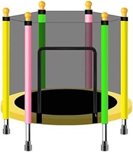 BZLLW Trampoline for Kids with Safety Enclosure Net,Outdoor Yard Round Trampolines,for Indoor or Outdoor Play and Balance Exercise