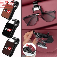 Toyota GR Car Glasses Storage Clip Sun Visor Sunglasses Goggles Holder Sunvisor Organizer For 86 Yar