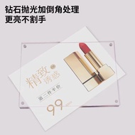 Acrylic Magnetic Photo Frame Price Tag Beveled Shopping Mall Counter Price Tag Transparent