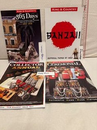Metal Miniatures Collectors booklets King and Country  total 4 items. Including Imperial  Japsn at W