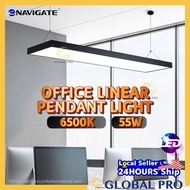 55W LED Linear Light Casing Lampu Panjang LED Office Light Hanging Ceiling Lampu Panjang LED 6500K L