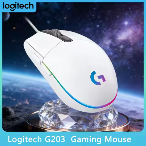 Logitech G203 Wired Mouse Comfortable for All Hand Sizes