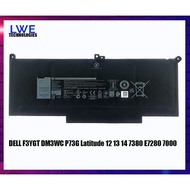 LAPTOP DELL BATTERY F3YGT DM3WC P73G Latitude 12 13 14 7380 E7280 7480 7490 7000 7280  E7380 7390 73