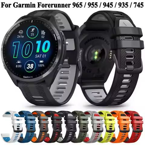 Sports Silicone Strap For Garmin Forerunner 970 965 955 Solar 945 935 745 Strap Watch Band Replaceme