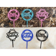 Cake topper 6pcs/set(as shown in pic)