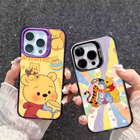 Cute Anime W-Winnie The Pooh-S Classic Phone Case For IPhone 17 16 15 11 12 13 14 Pro Max 16 Plus 12