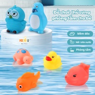 BATHROOM TOYS FOR KIDS - FUNNY ANIMALS - FUN SQUEE