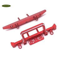 yzuzzaMetal Front Rear Bumper for 1/10 RC Crawler Car MN999 MN222 TRX4 SCX10 90046 90047 RC Car Upgr