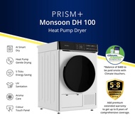 PRISM+ Monsoon Dryer DH 100 | 10kg Heat Pump Dryer