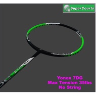 Yonex Voltric 7DG Badminton Racquet Frame - SMU Black Green 3UG5 Badminton Racket
