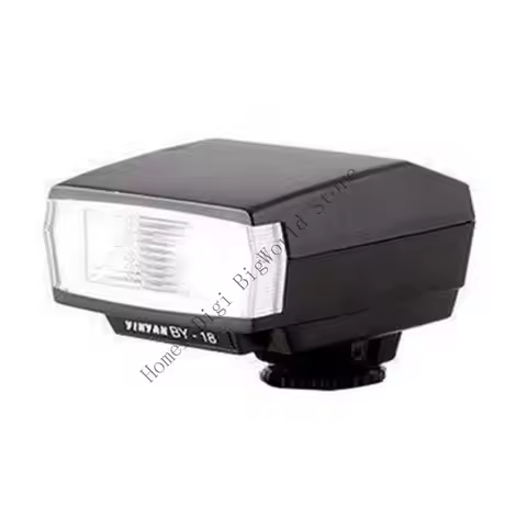 B2QF Low Voltages Triggering Flashlight For DSLR Cameras Adjustable Head 90° Rotation GN20m Output F