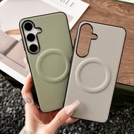Suitable for Samsung Galaxy A56 A36 Case Leather Hard Phone Case Protective Case