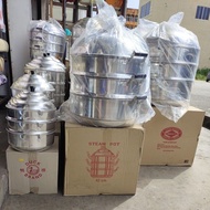 Chop Buaya  brand ALUMINIUM Steam Pot / Periuk Kukusan TEBAL Steamer Pot / Periuk Kukus / Pengukus /