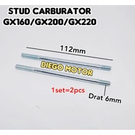 MESIN Stud Carburetor carburetor bolt for honda GX140 GX160 GX200 GX220 engine