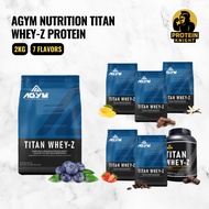 AGYM Nutrition Titan Whey-Z Protein Muscle-Building Formula Premium Quality 2kg