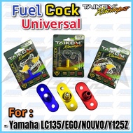 TAIKOM RACING Universal Fuel Cock Racing Alloy Fuel Cock Minyak Yamaha LC135 Y125Z EGO NOUVO EGO LC 