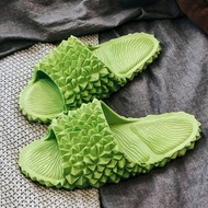 CL010 飄來榴槤之香 著番拖鞋先 Durian Slippers/Sandal 榴槤沙灘拖/涼鞋 舒適防水防滑防污減震 連鞋底都是榴槤釘 防禦性強 Fashion嘅嘢你識條鐵咩 D24貓山王綠色 (包順豐)