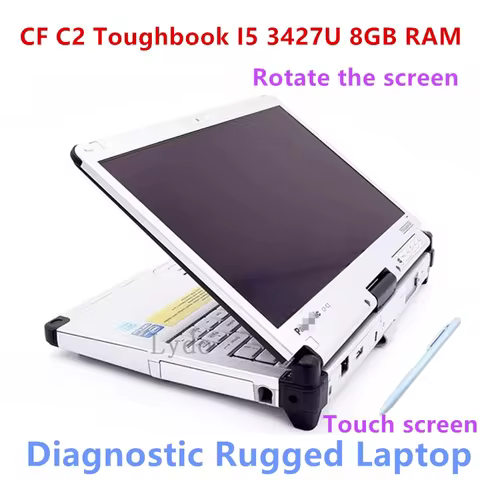 Hot sell for Panasonic Toughbook CF-C2 CF C2 Core i5 3427U 3th Gen 4GB/8GB/16GB RAM HDD/SSD Diagnost