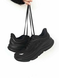 全新🌸 HOKA Bondi 9黑色輕便舒適防滑耐磨 hoka邦代9 男女休閒跑步鞋通勤鞋