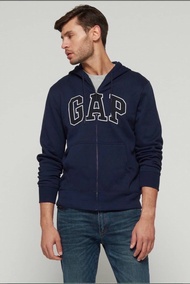 แท้ 100% เสื้อกันหนาว Gap Zip Hoodie Navy Blue หิ้วนอกOutlet ถูกกว่าshop