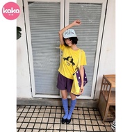 [KAKA]🍎In Stock🍎Original Method Pure Cotton 220g 40 Count Odal Food Wool+Feel Round Neck Round Shoul