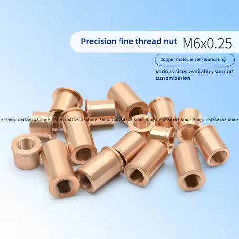 Laser, Optical Precision Accessories M6x0.25 Fine Tooth Nut M6x0.25 Threaded Bushing, Customizable，5