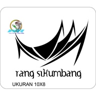 House cutting stickers with tribe name car sticker