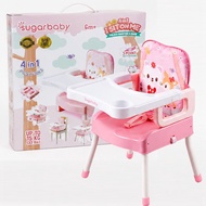 Sugarbaby Sit On Me 4 in 1 Baby Dining Chair – Multifunctional Booster Chair with Tray