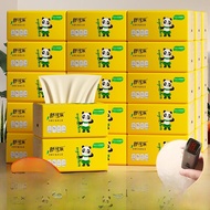 กระดาษเช็ดหน้าสีธรรมชาติ Premium Quality บรรจุกล่อง 40 ชิ้น กระดาษเช็ดหน้าสำหรับใช้ในบ้าน กระดาษเช็ด