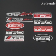 Dedicated to Toyota Emerald Camry Corolla Raleigh modified TRD car sticker metal three-dimensional car sticker well