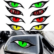 3d Simulation Cat Eye Car Sticker, Eye Mirror Sticker, Simulated Occlusion Car Scratch Sticker F5q8