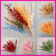 Daun Eucaliptus X8 Cabang Tangkai Panjang/Dollar 100Cm Artificial Jumbo/Bunga Sudut [37-5]