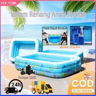 Jumbo Children's Swimming Pool 3 Portable Inflatable Children's Swimming Pool Ball Pool