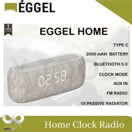 Eggel Home Clock Radio Portable Bluetooth Speaker Stereo HIFI