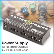 COD Caline Power Supply 10 Isolated Output EU Adaptor Pedal Effect Gitar CP 05 / Adaptor efek gitar