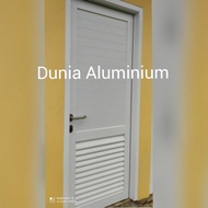 Pintu Kamar Mandi Aluminium + Jalusi