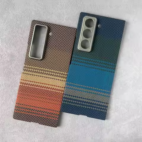 Genuine Aramid Carbon Fiber Magsafe Case for Samsung Galaxy Z Fold SE Special 6 Slim W25 Magnetic Br